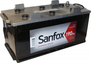 Аккумулятор SanFox 6ст-190 клемма конус